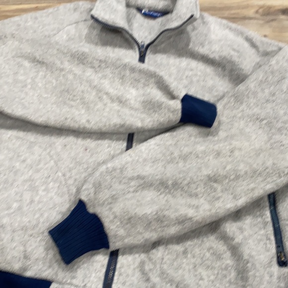 PENFIELD Vintage Men’s Jacket Gray & Navy Fleece Zippered XL - Picture 3 of 12